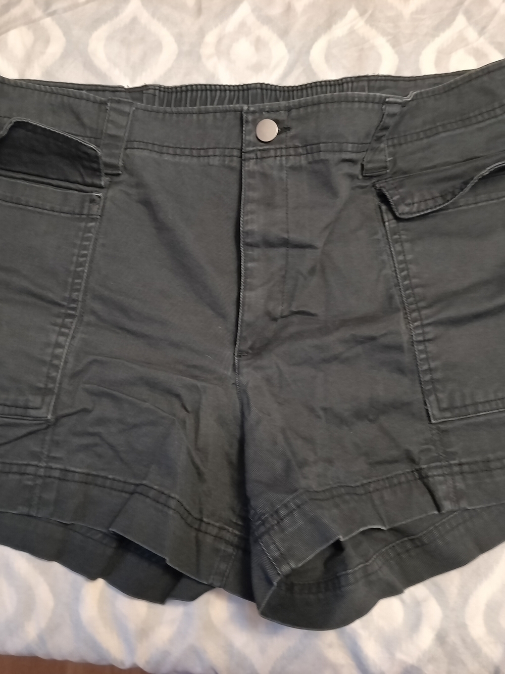 Old Navy Charcoal Cargo Shorts